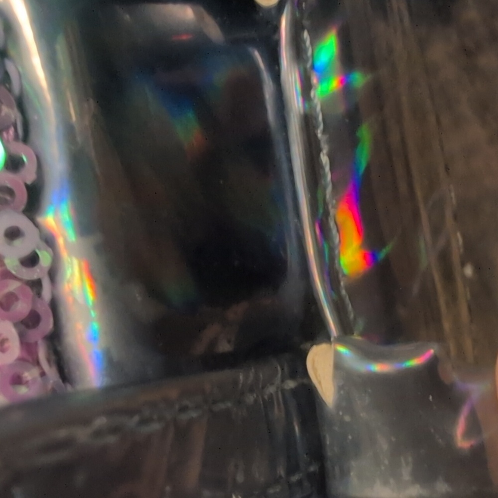 Disney Iridescent Purple Loungefly Backpack - Picture 14 of 16